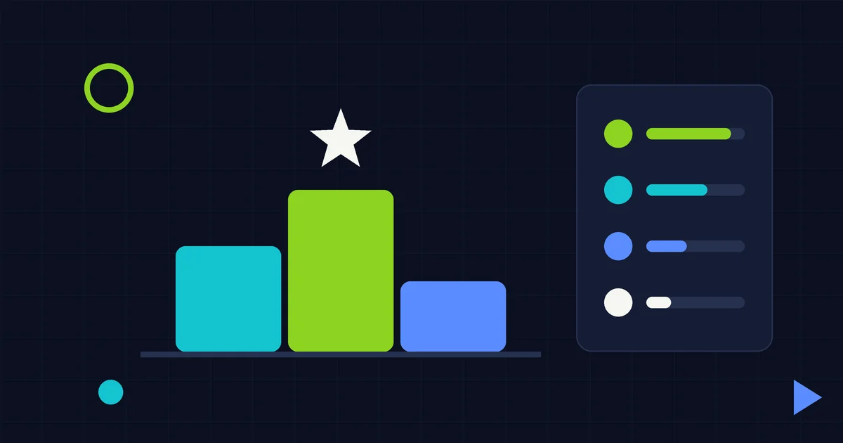 Illustrazione di un podio, una stella e barre di avanzamento: le meccaniche tipiche della gamification
